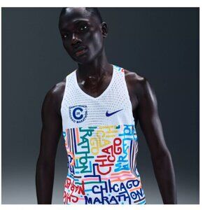 Nike AeroSwift Men's XXS Chicago Marathon 2025 BOA Running Singlet HQ4277-100
